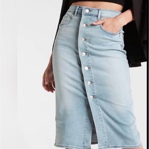 EXPRESS high waist denim skirt, NWT